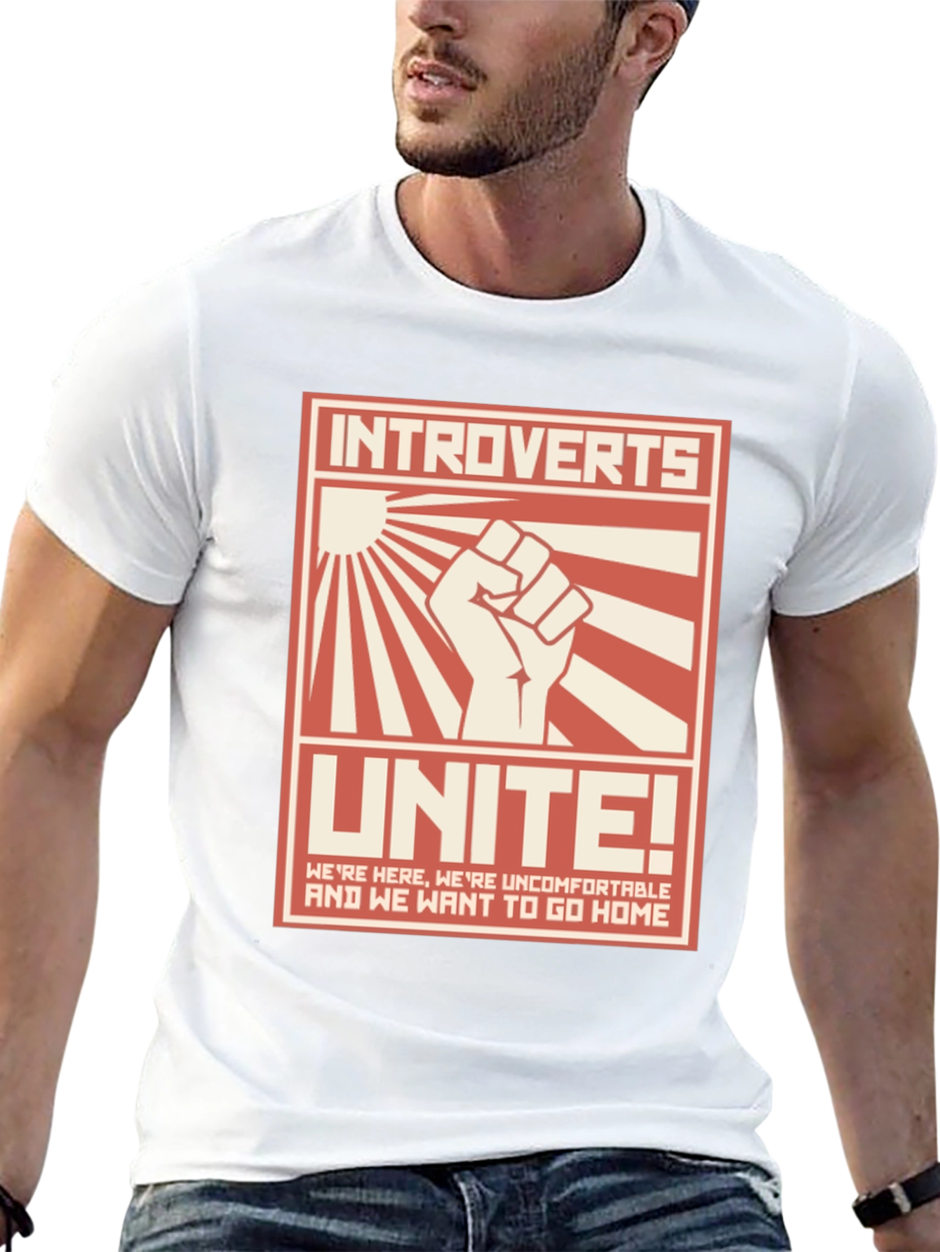 Introverts Unite Graphic T-Shirt