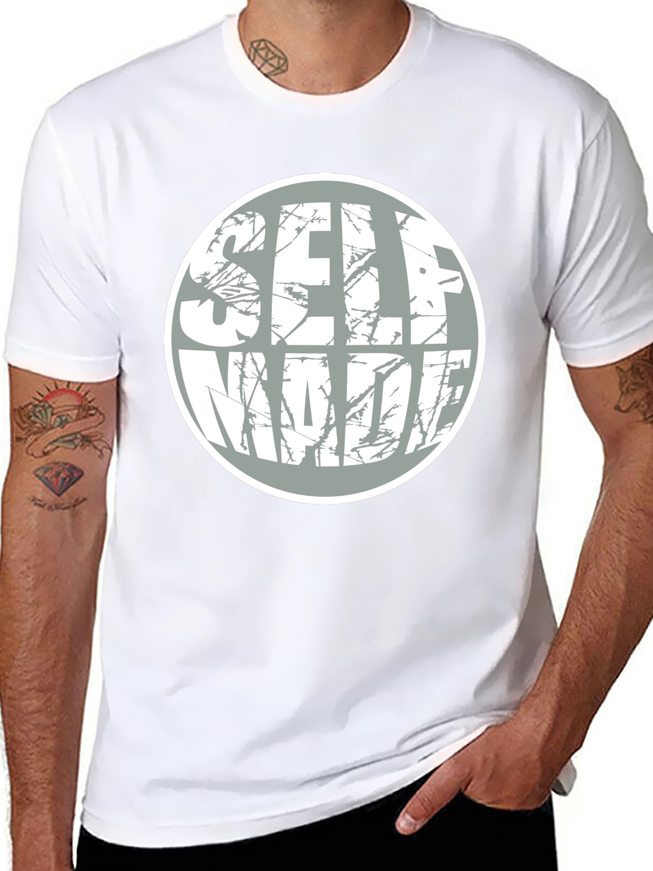 Self Made Graphic Tee - Black
