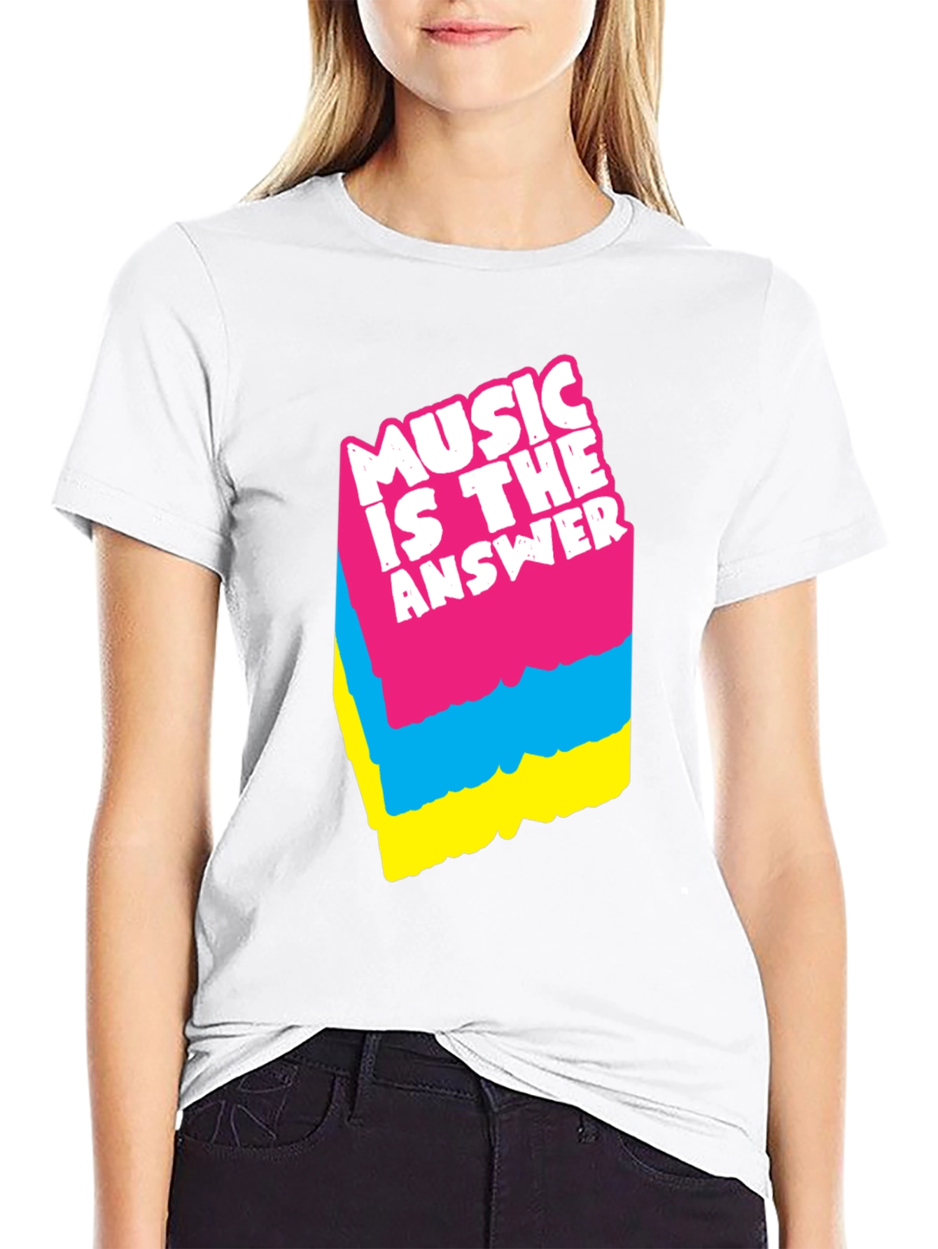 Music is the Answer Graphic T-Shirt