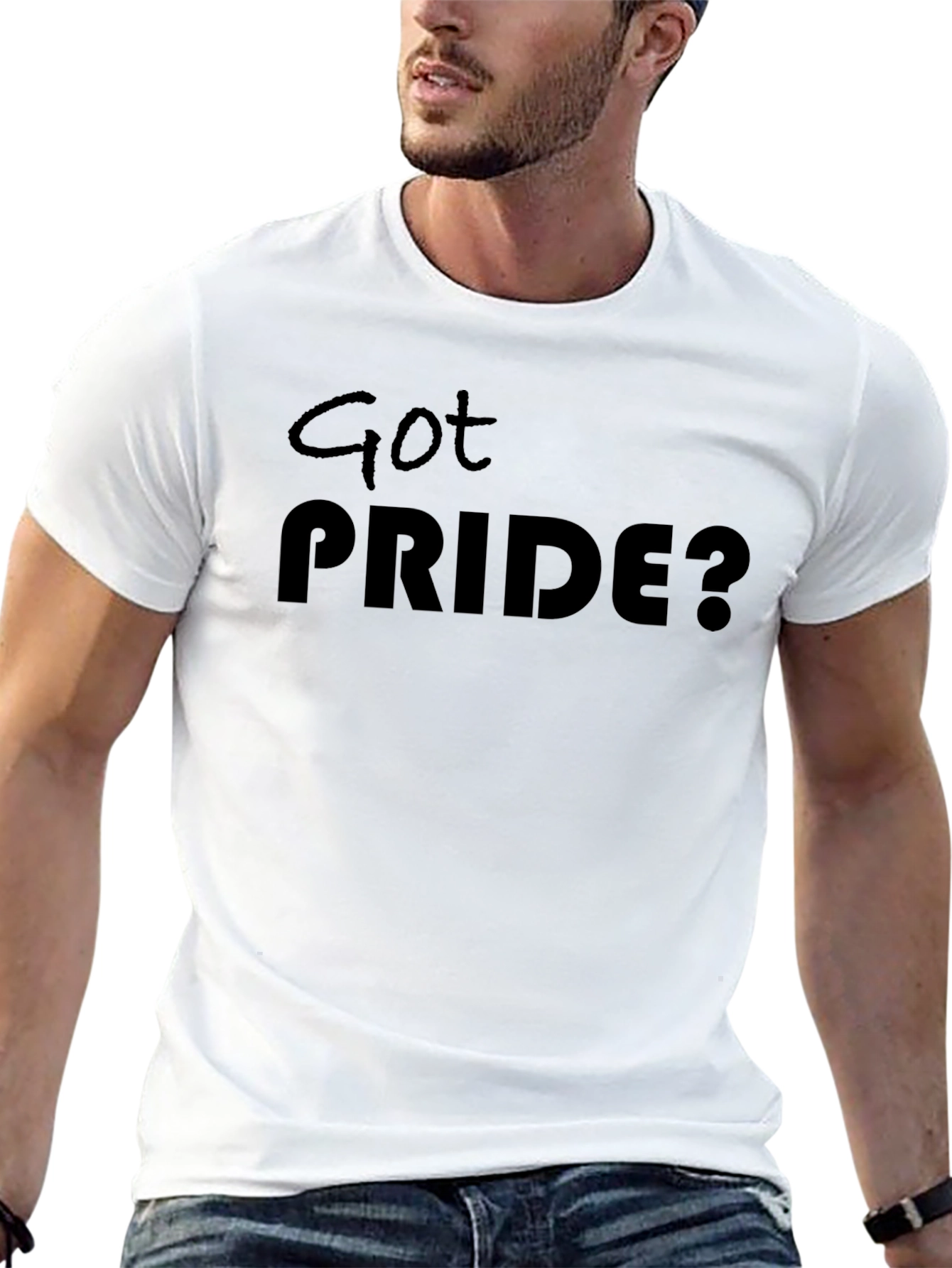 Got Pride? Black Graphic T-Shirt