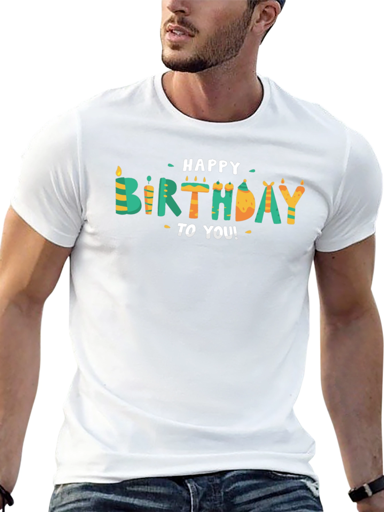Happy Birthday Graphic Tee - Unisex