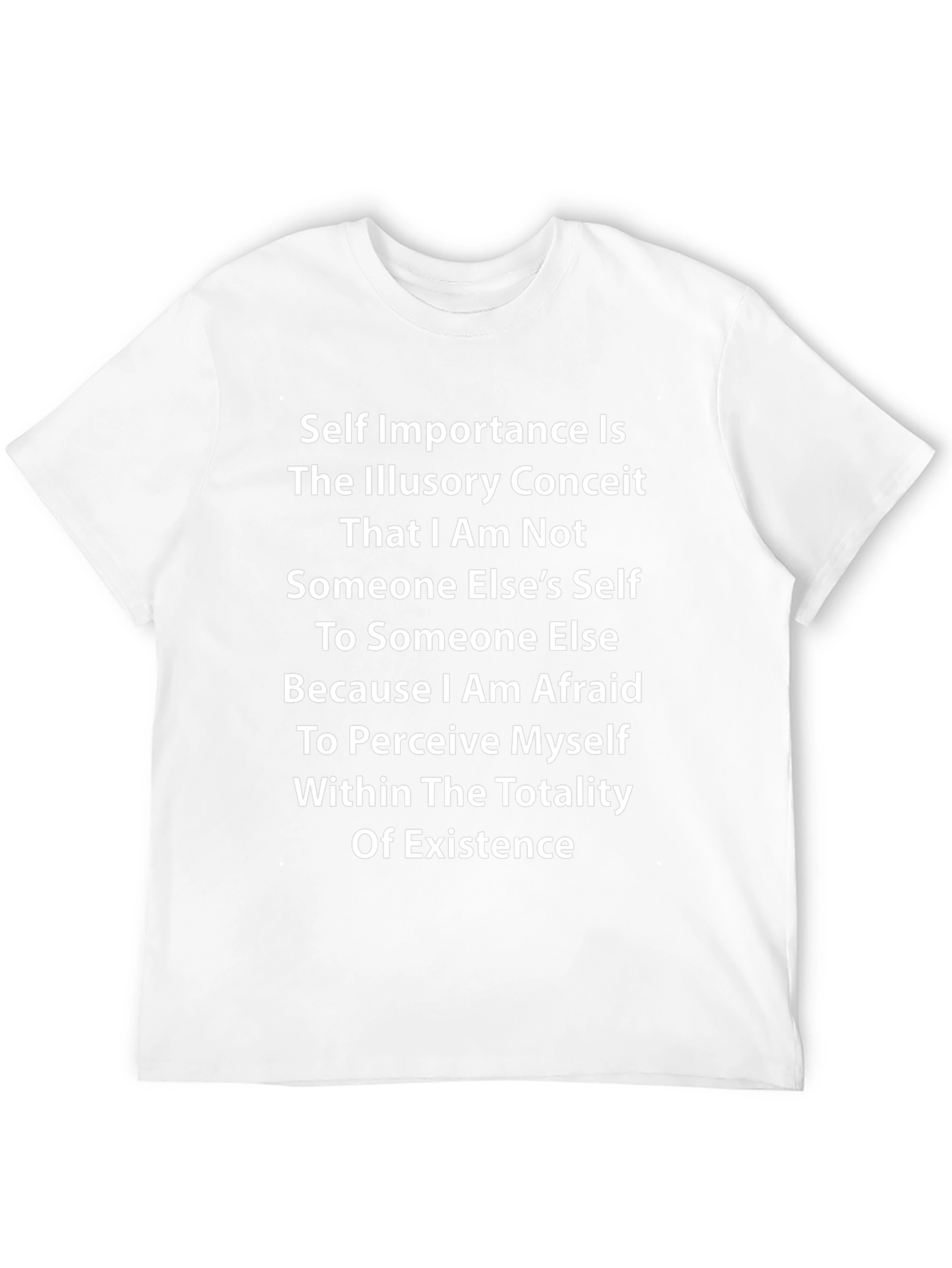 Philosophical Statement Black T-Shirt