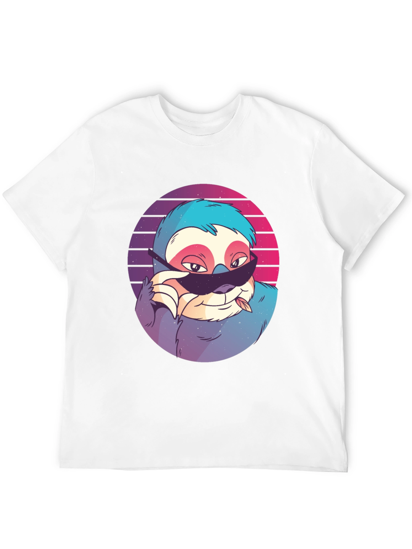 Cool Sloth T-Shirt - Retro Sunglasses Design
