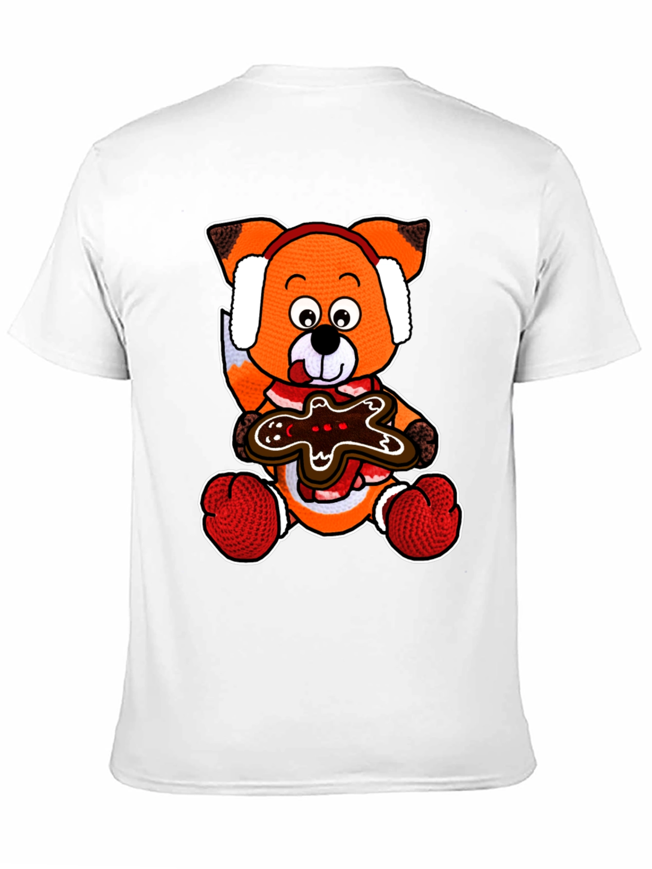 Festive Fox & Gingerbread T-Shirt