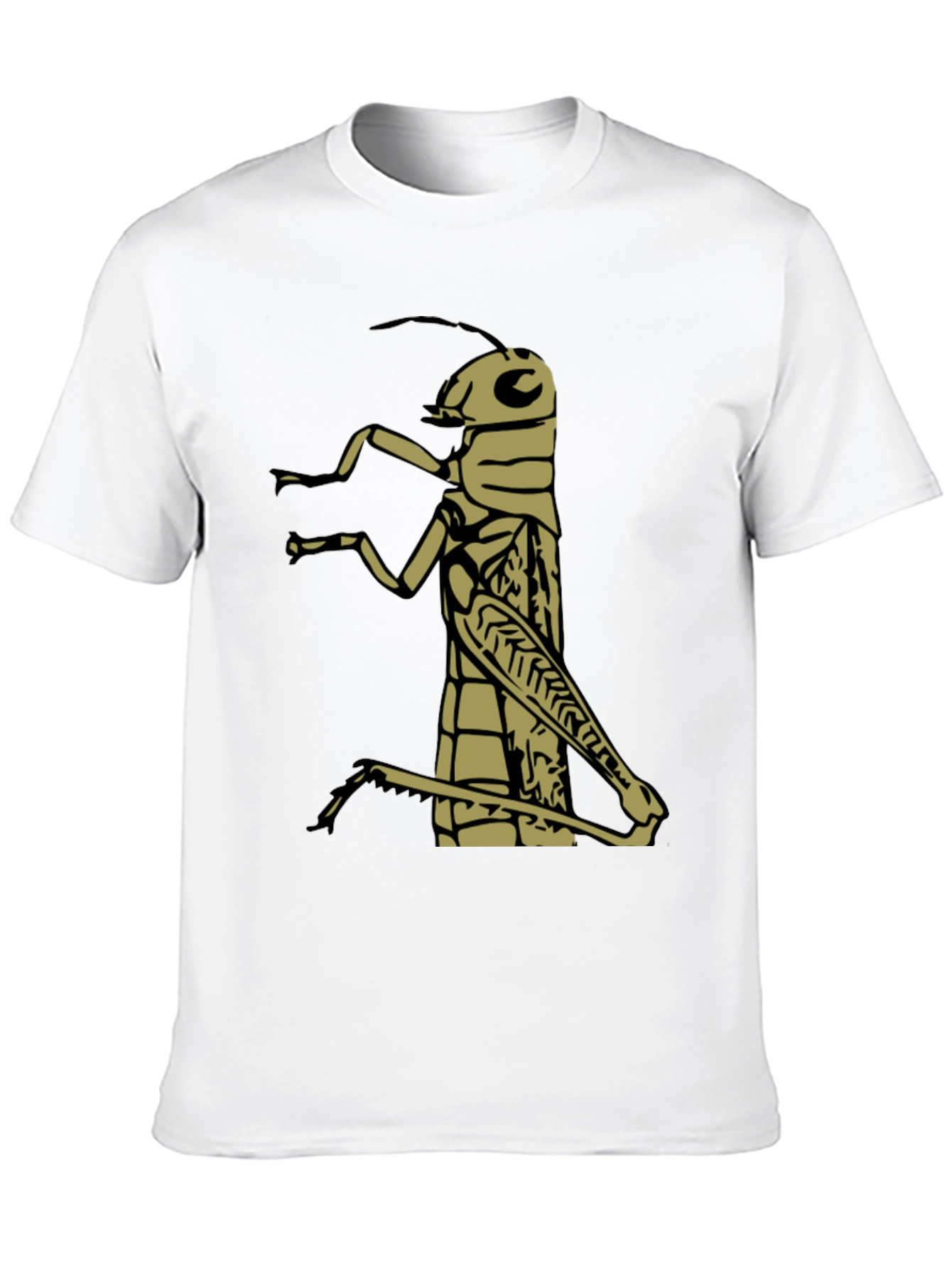 Grasshopper Graphic Tee - Cool Insect Design!