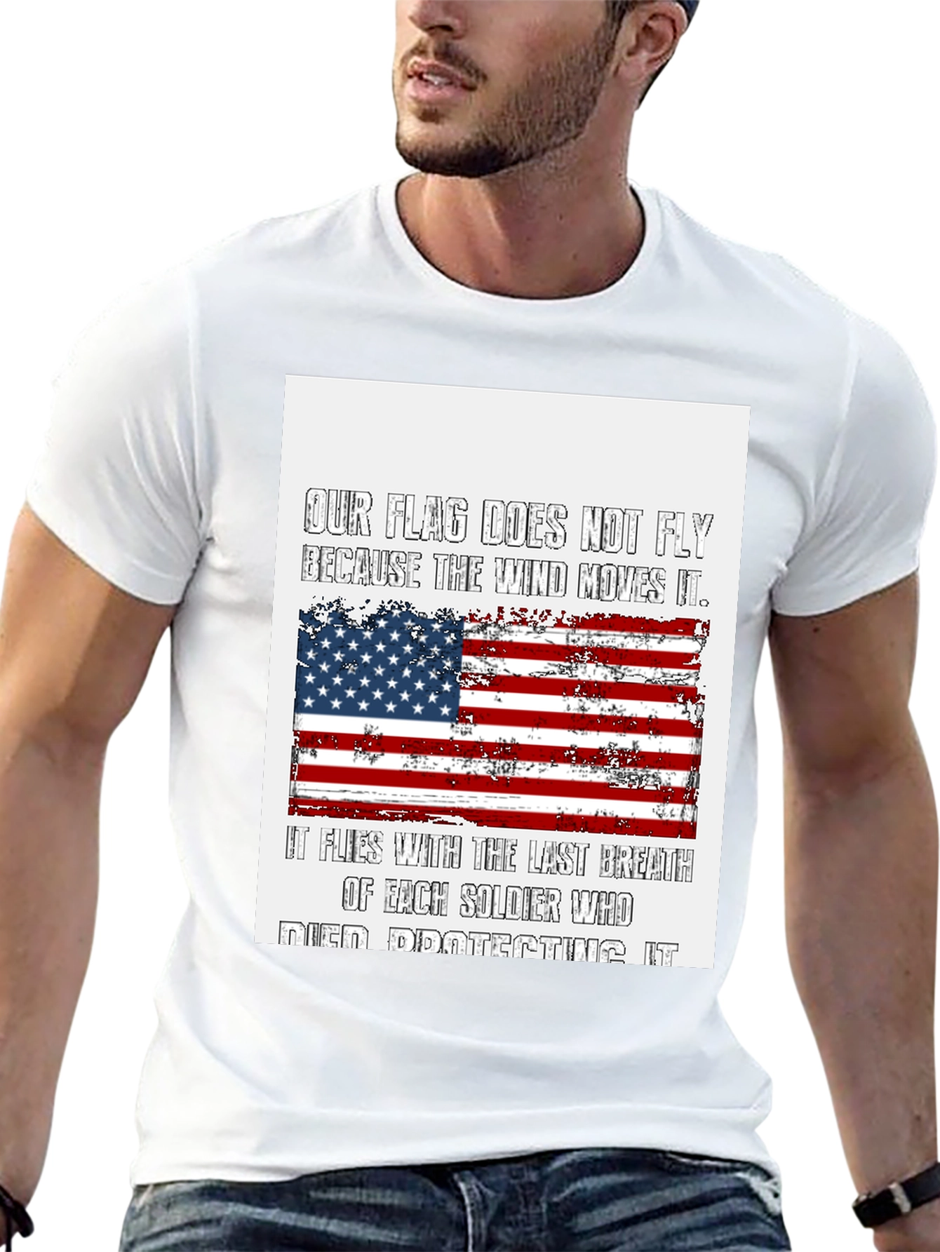 Patriotic American Flag T-Shirt