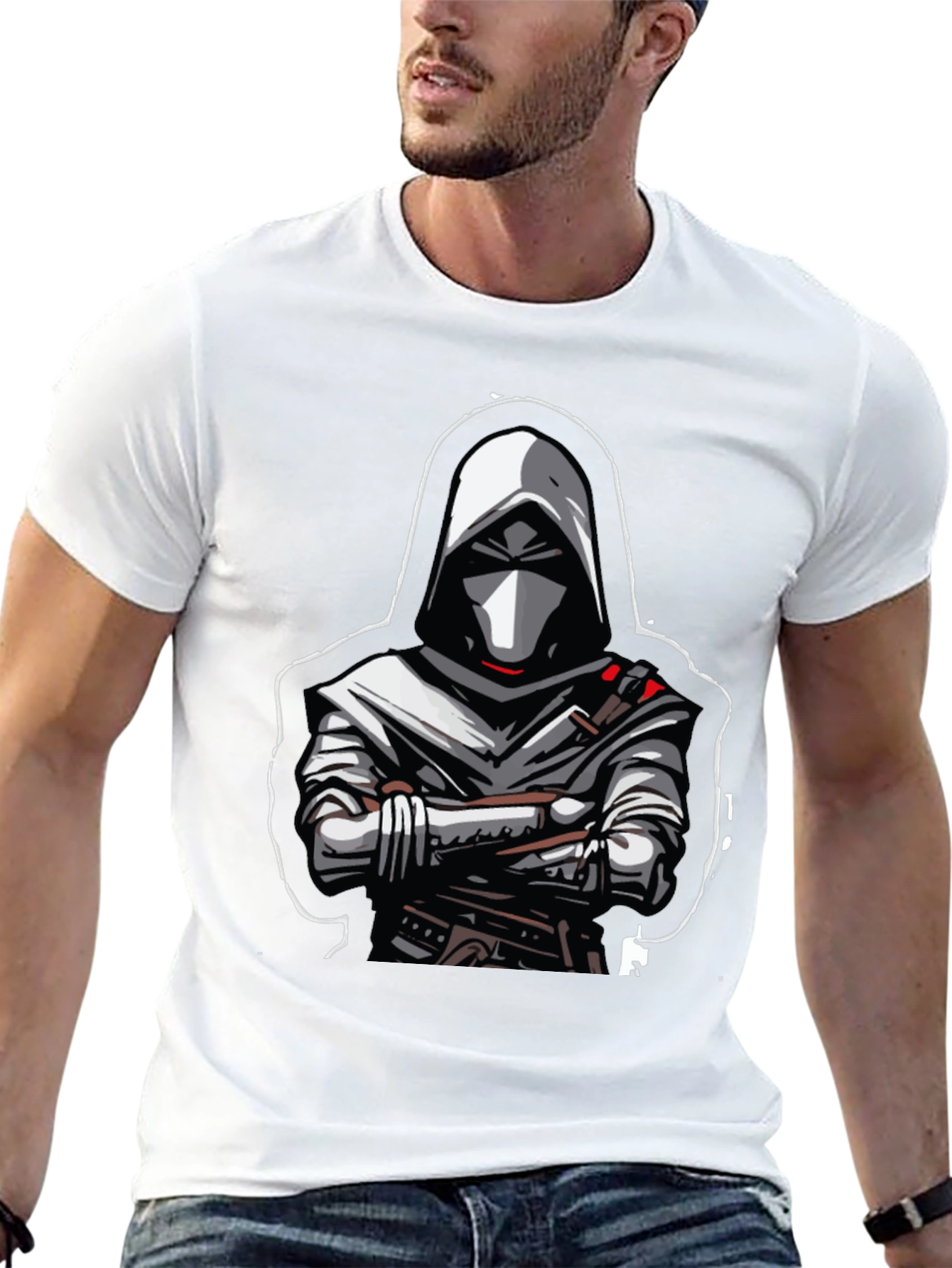Stealth Assassin Graphic Tee - Black