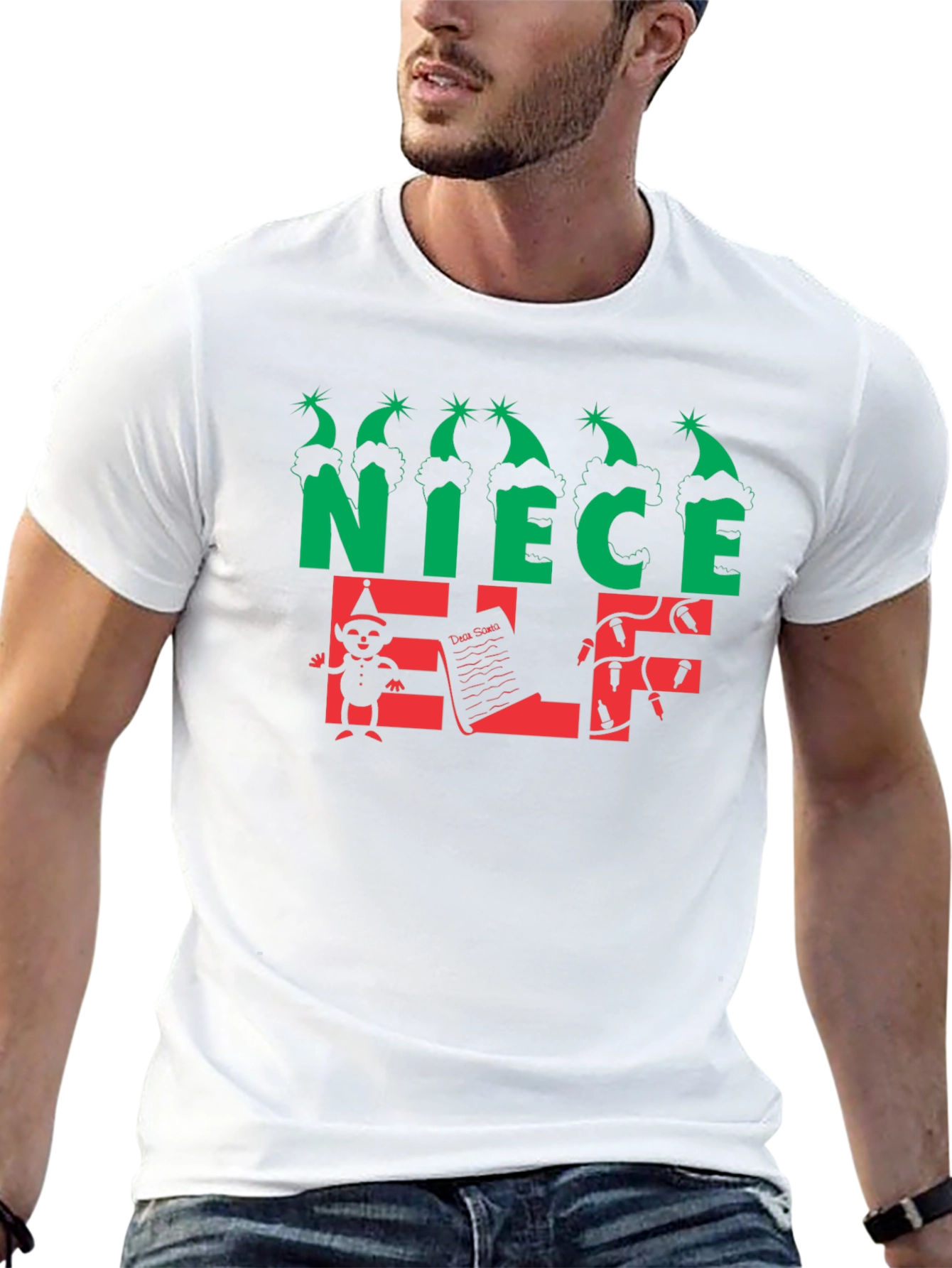 Niece Elf Holiday T-Shirt
