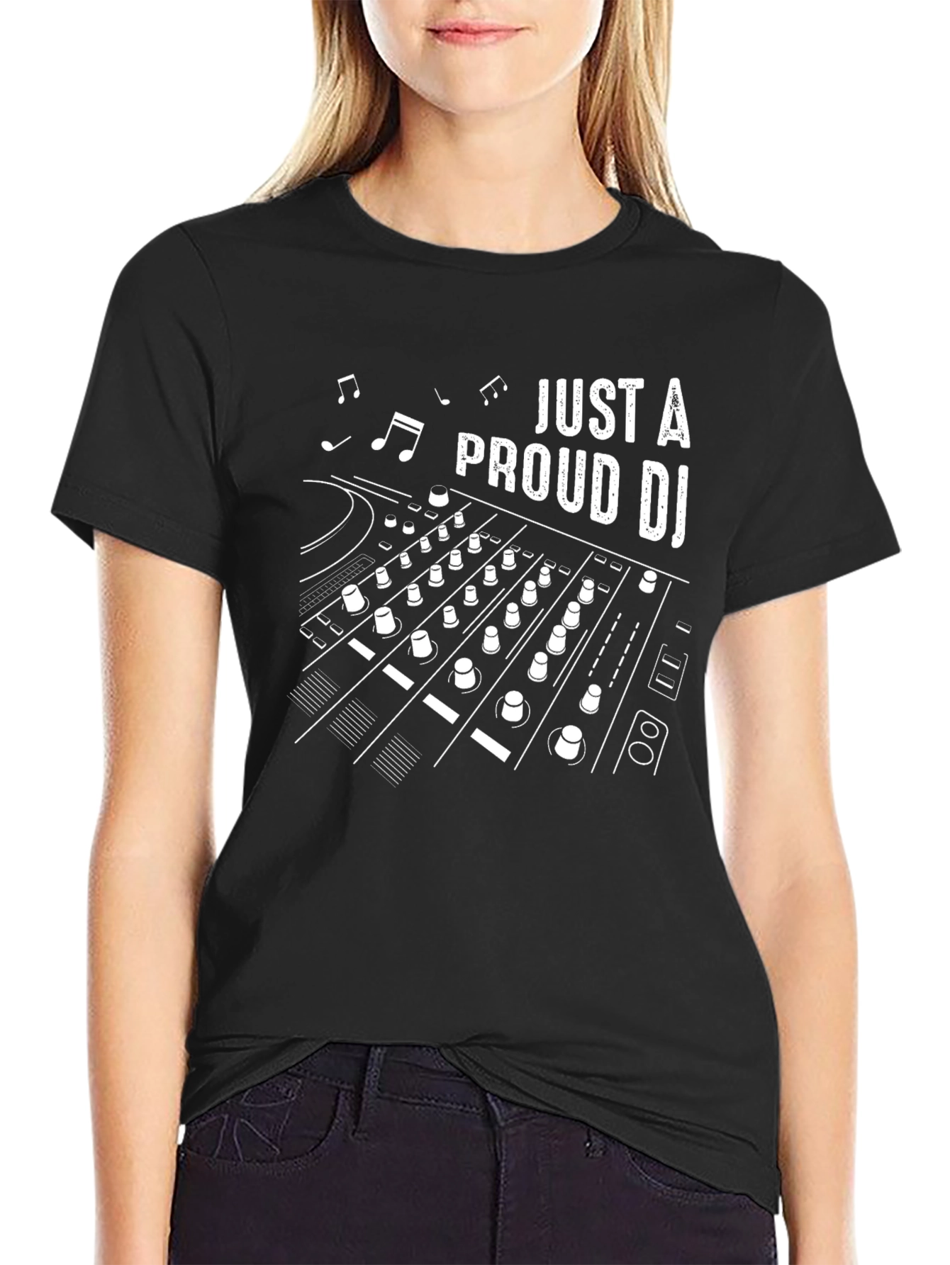 Just A Proud DJ T-Shirt - Music Mixer Design