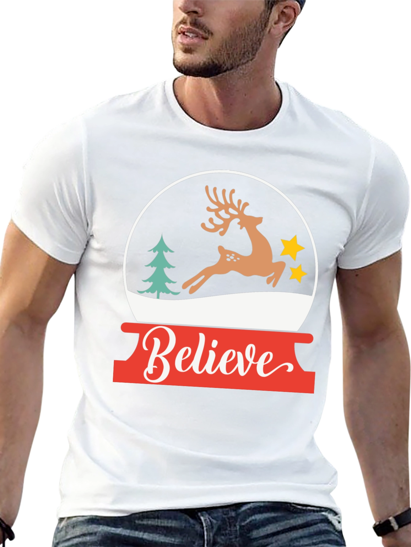 Believe Christmas Graphic Tee