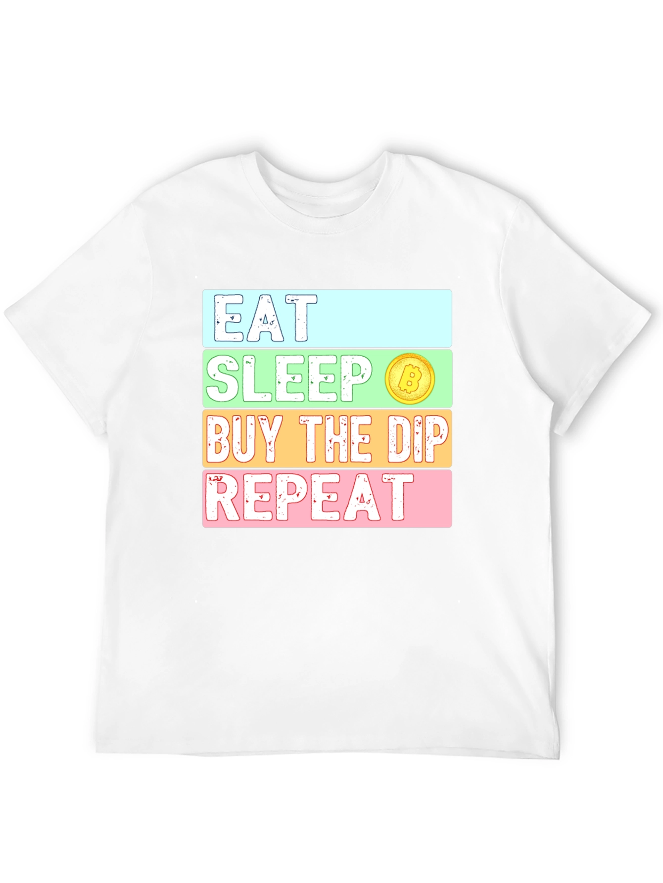Eat Sleep Buy The Dip Repeat Black T-Shirt