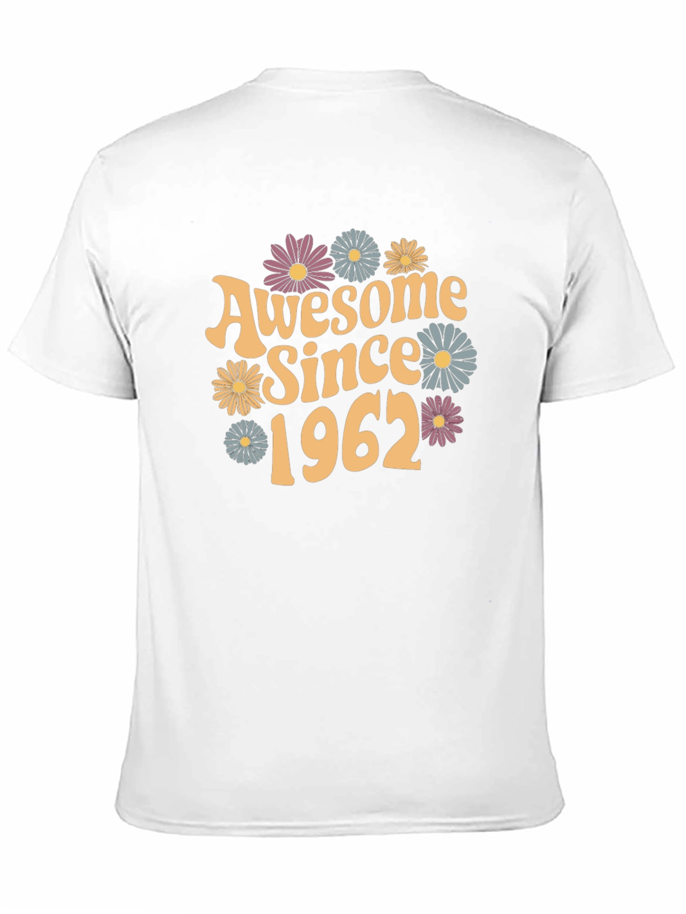 Awesome Since 1962 Floral Graphic Tee