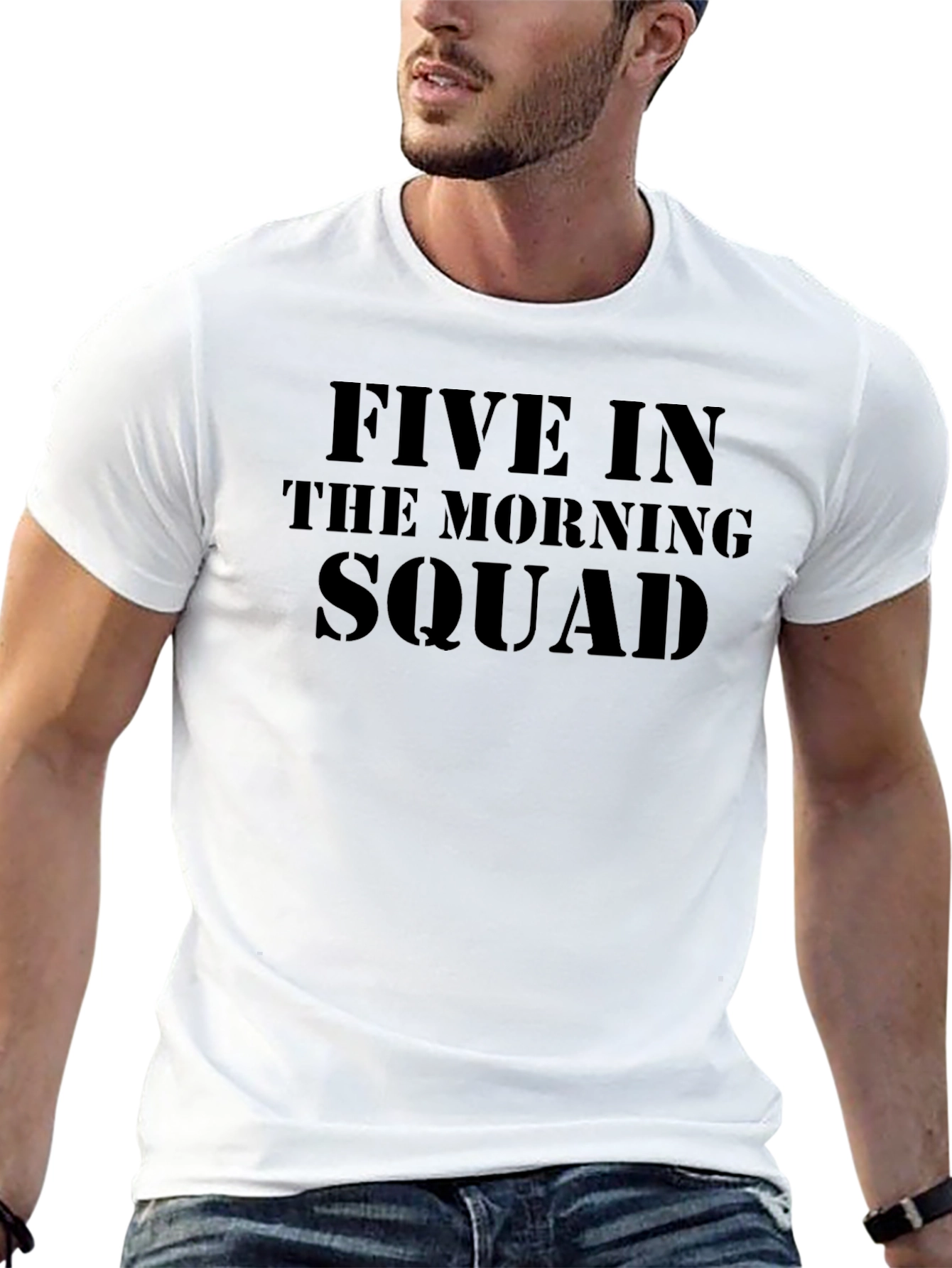 Five in the Morning Squad Black T-Shirt
