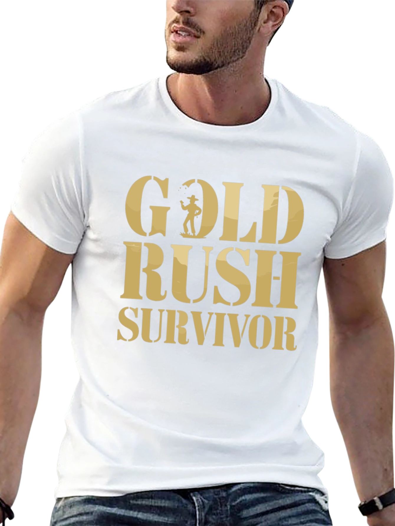 Gold Rush Survivor Tee - Western Style T-Shirt