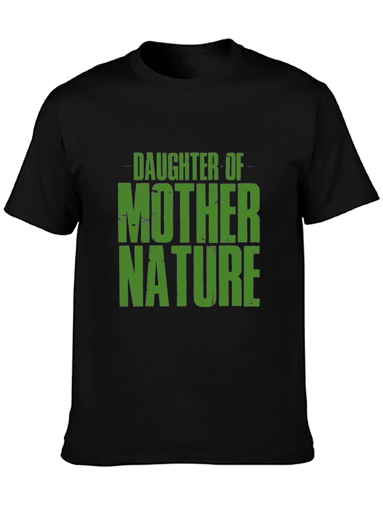 Daughter Of Mother Nature Black Graphic Tee