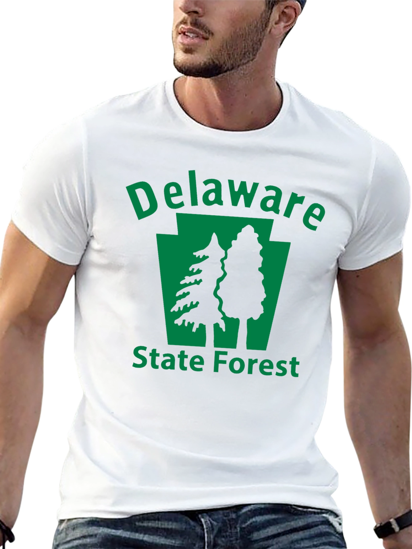 Delaware State Forest Black T-Shirt