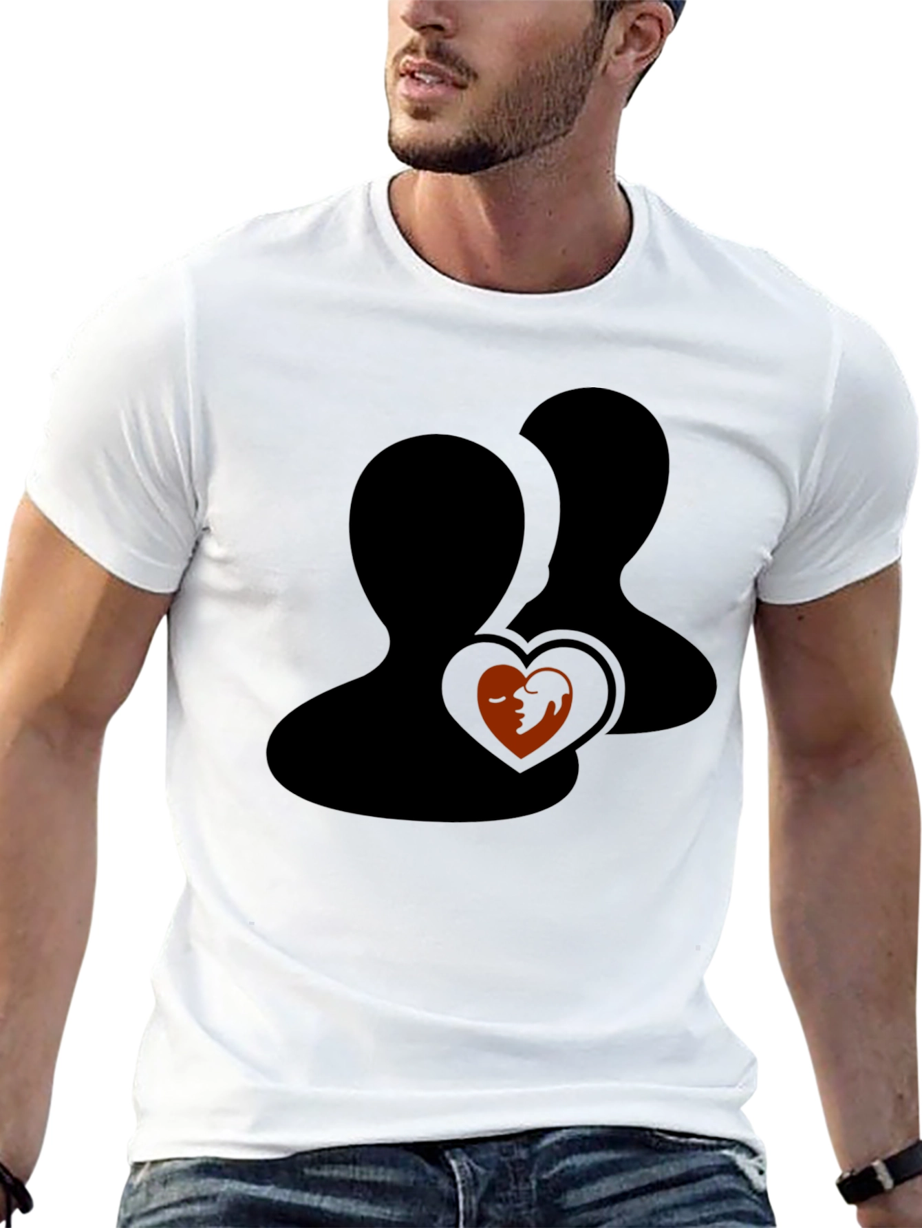 Heart Silhouette Tee