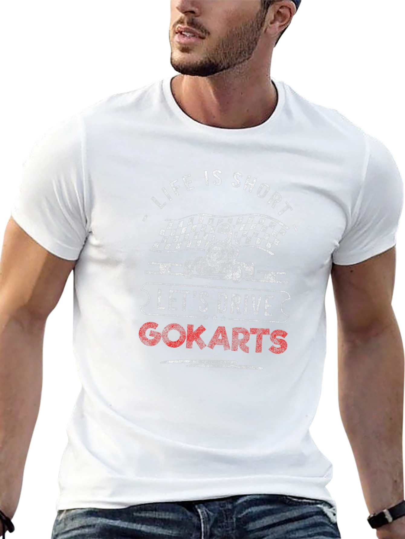 Life is Short Go-Karting T-Shirt