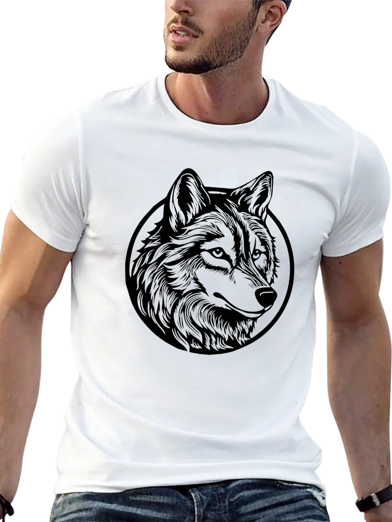Black Wolf Graphic Tee