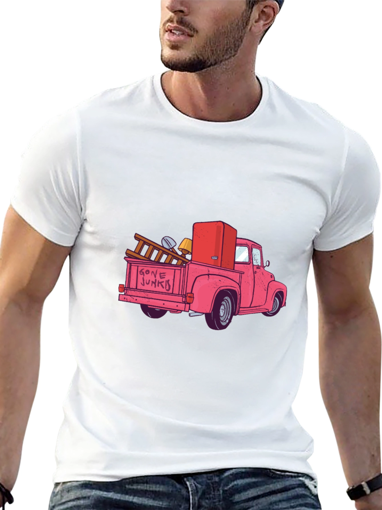 Gone Junking T-Shirt - Retro Truck Graphic Tee