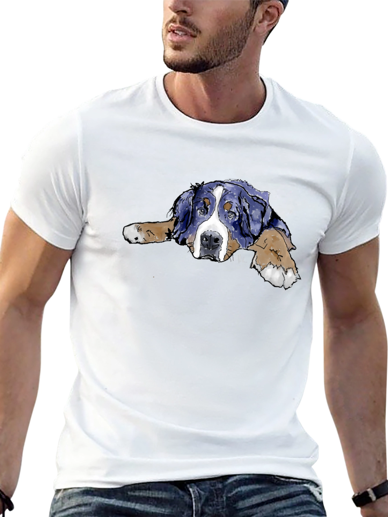 Bernese Mountain Dog T-Shirt - Cute Pup Tee