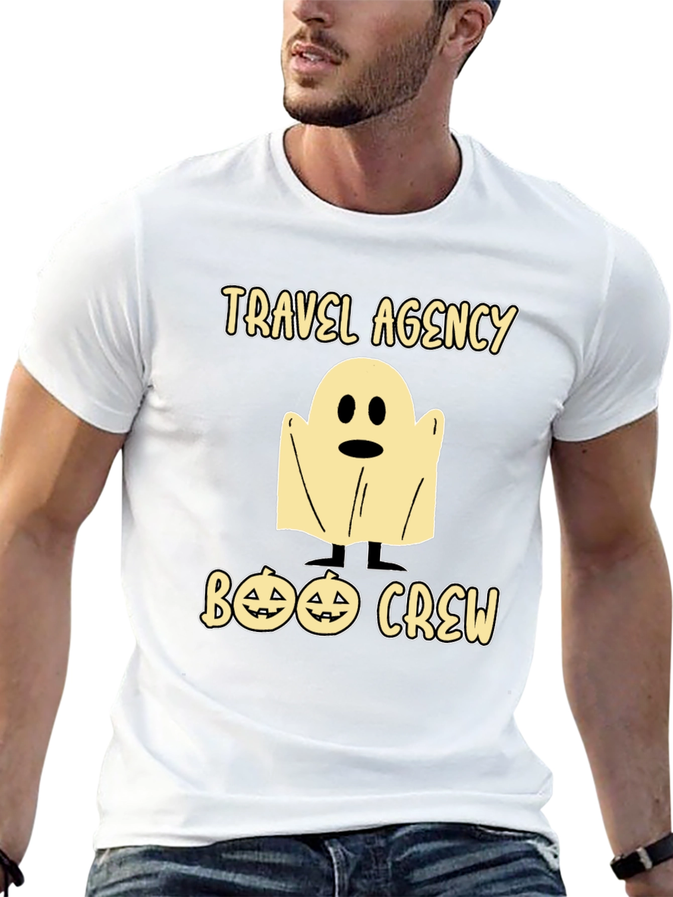 Travel Agency Boo Crew Halloween T-Shirt