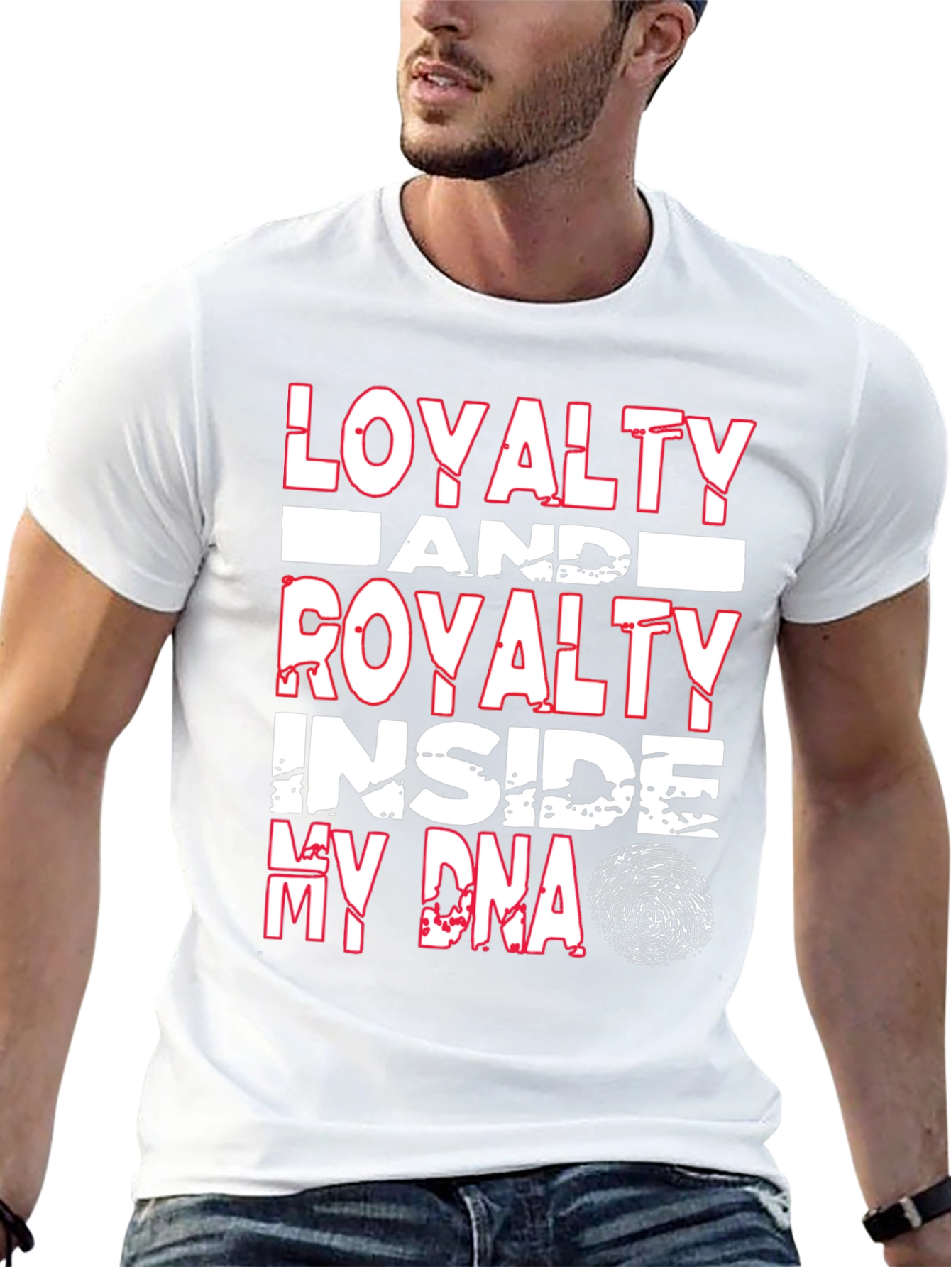 Loyalty & Royalty DNA Black Graphic Tee