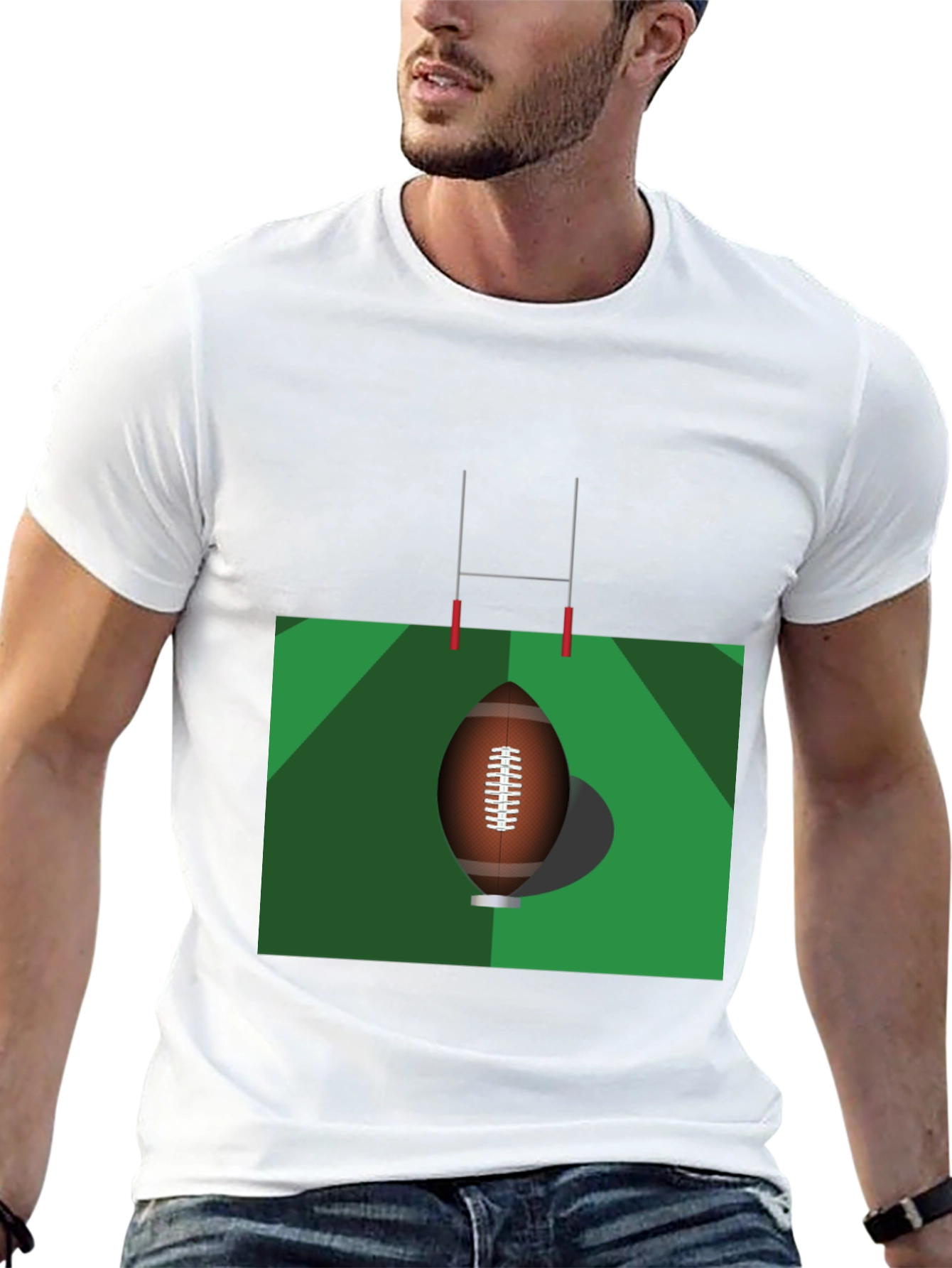 Rugby Graphic Tee - Classic Black