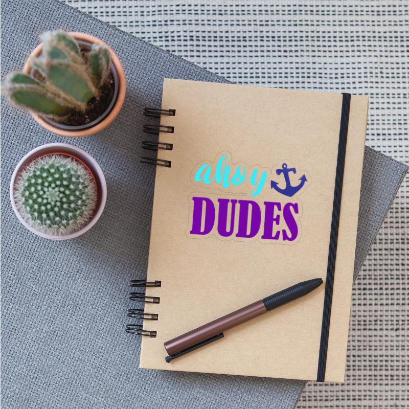 Ahoy Dudes Nautical Summer Tee