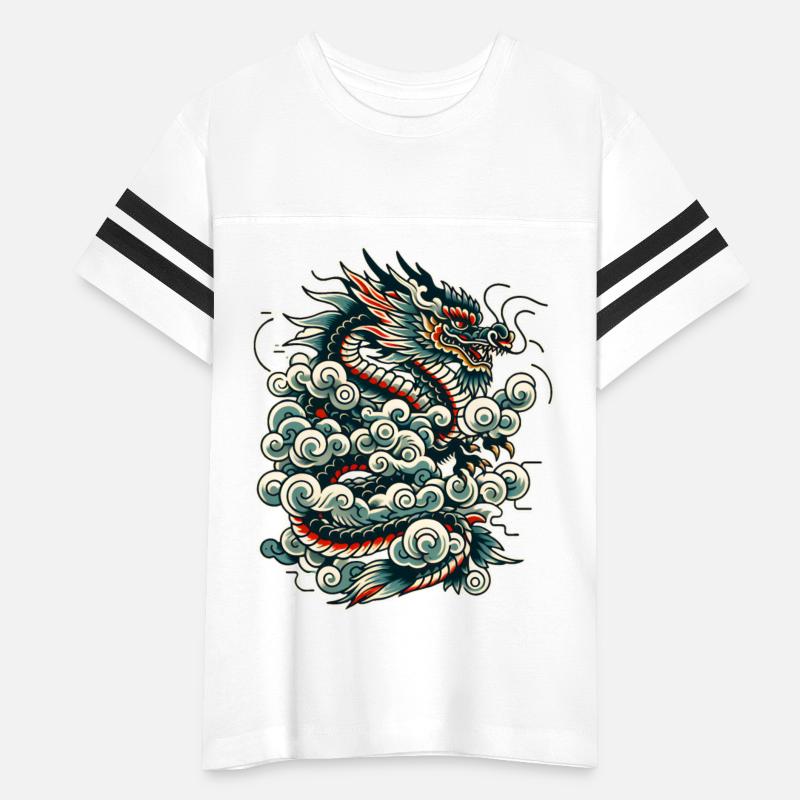 AI Traditional Tattoo Dragon Design