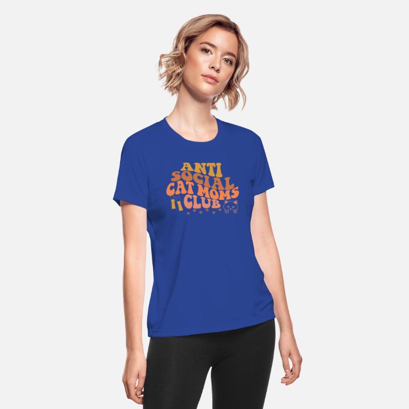 Anti social cat mom club funny cat mama gifts