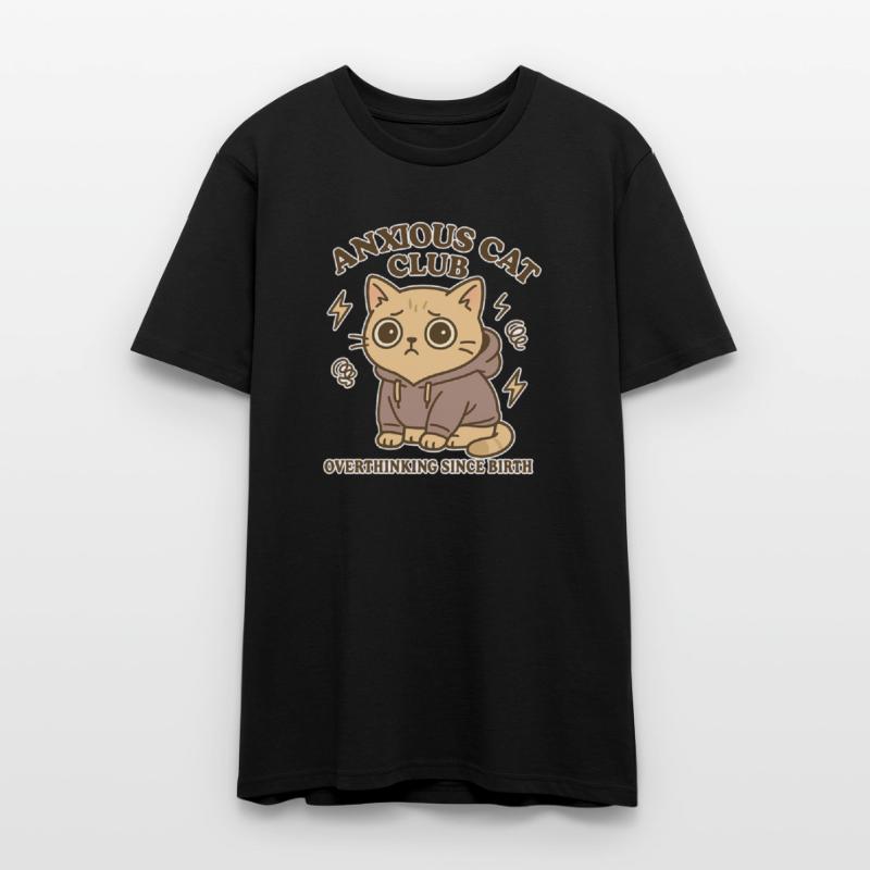 Anxious Cat Club - Overthinking Since Birth