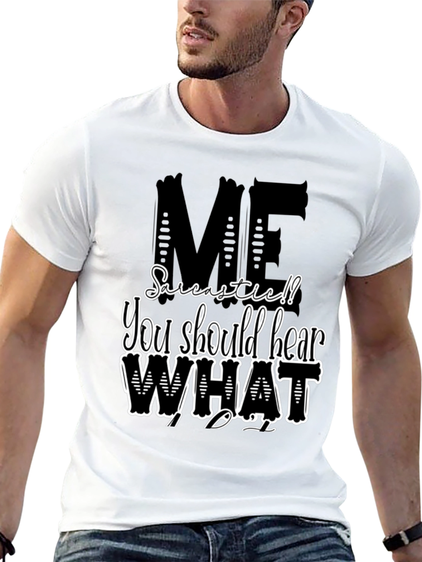 Sarcastic Me T-Shirt - Black