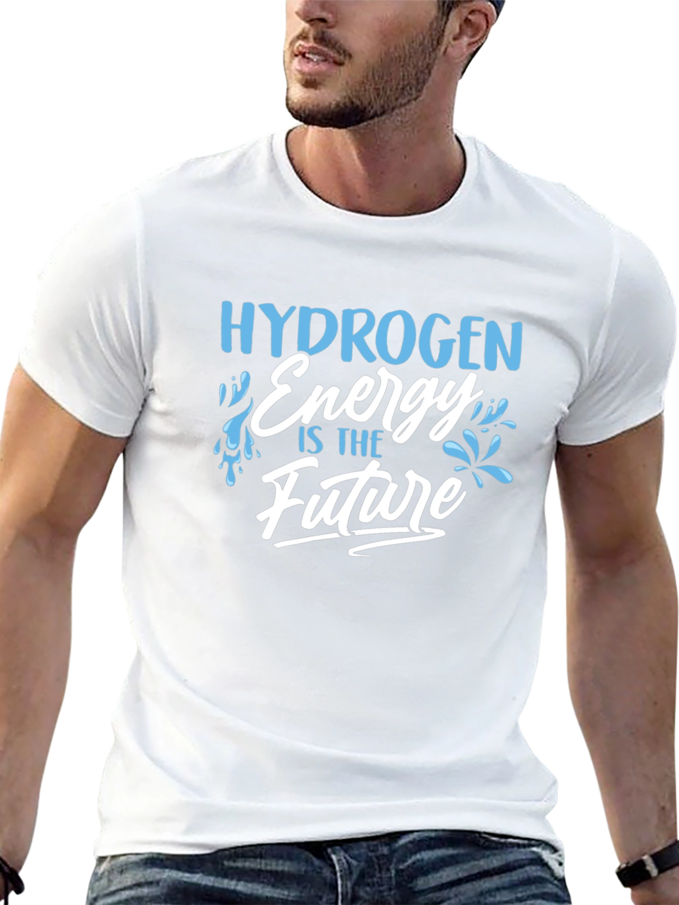 Hydrogen Energy Future Graphic Tee - Black