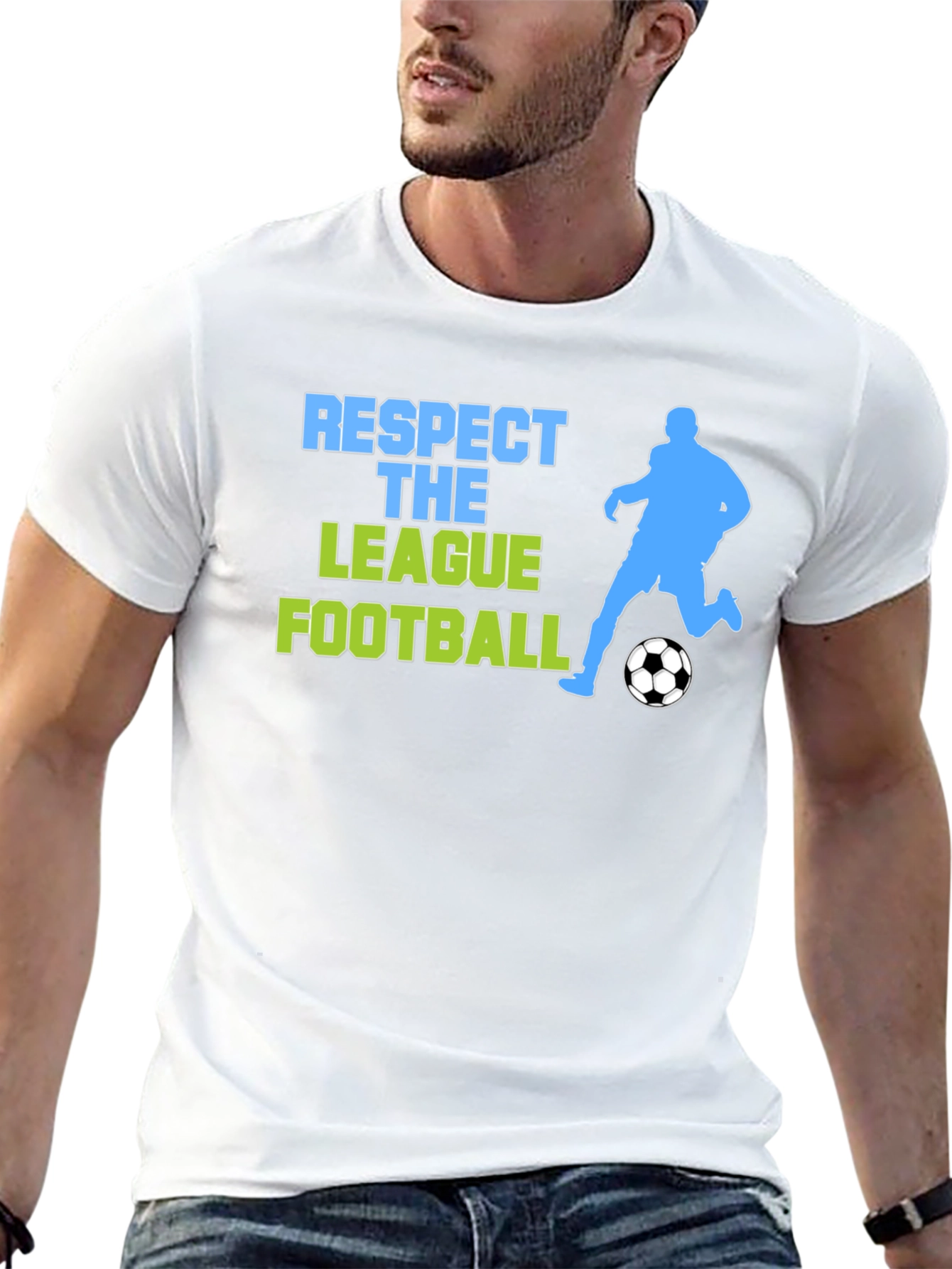Respect the League Football T-Shirt
