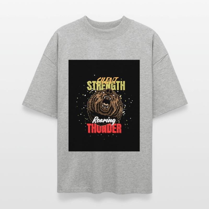 Bear Roar Graphic T-SHIRT -Bold@wild Style For Men