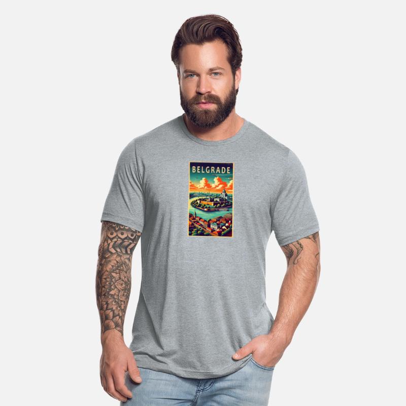 Belgrade Serbia retro design