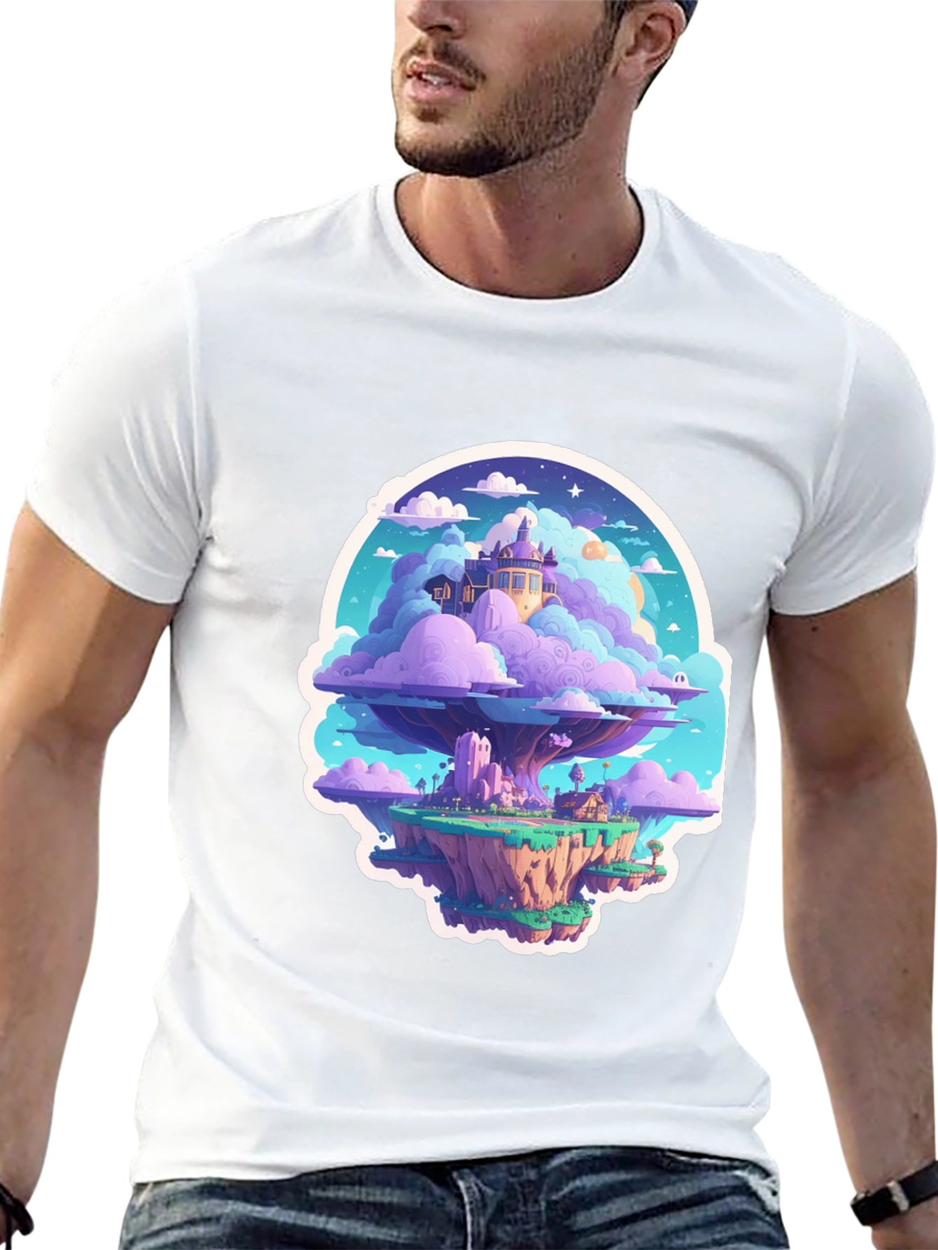Fantasy Island Tee: Cloud Kingdom Graphic T-Shirt