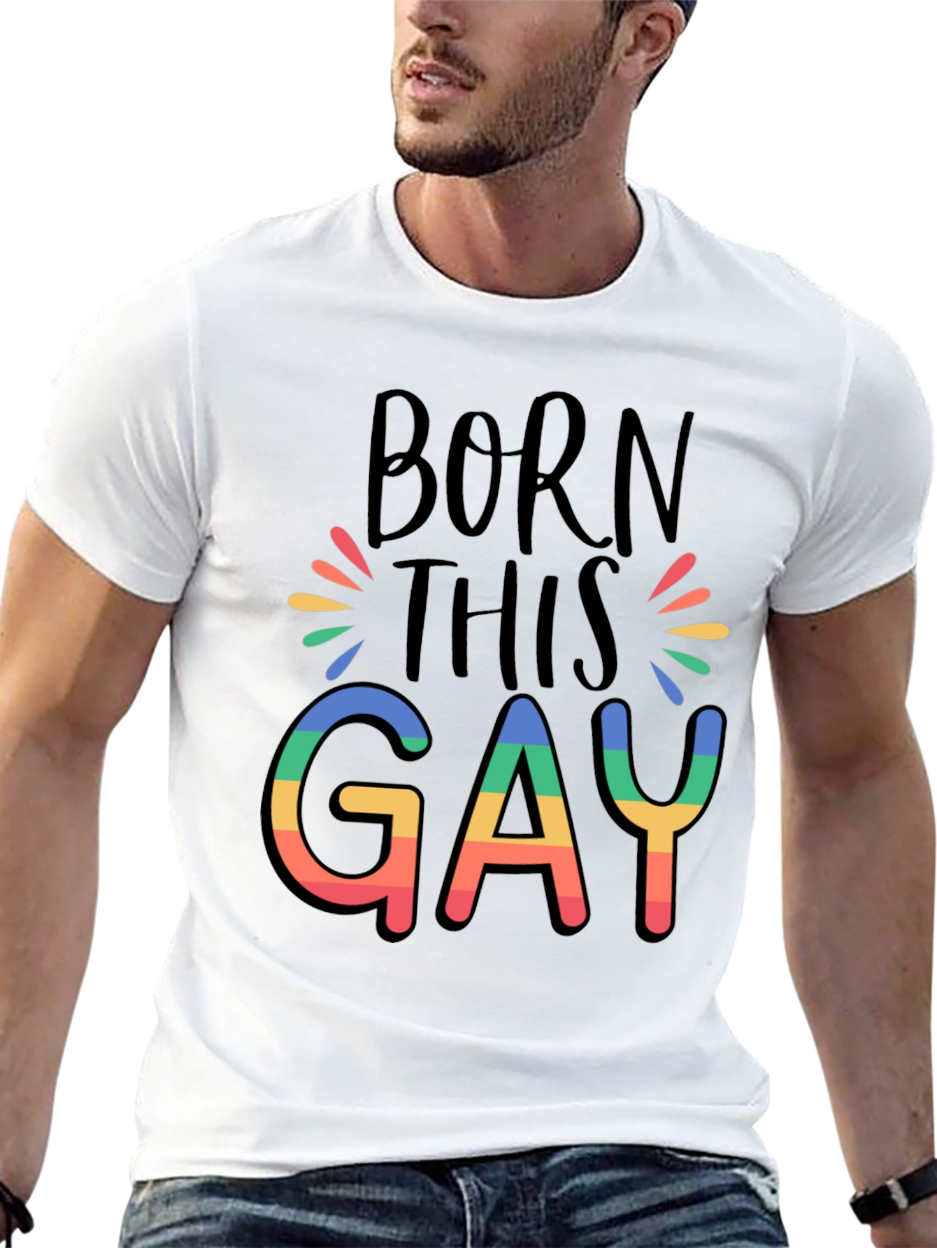 Born This Gay Rainbow Pride T-Shirt