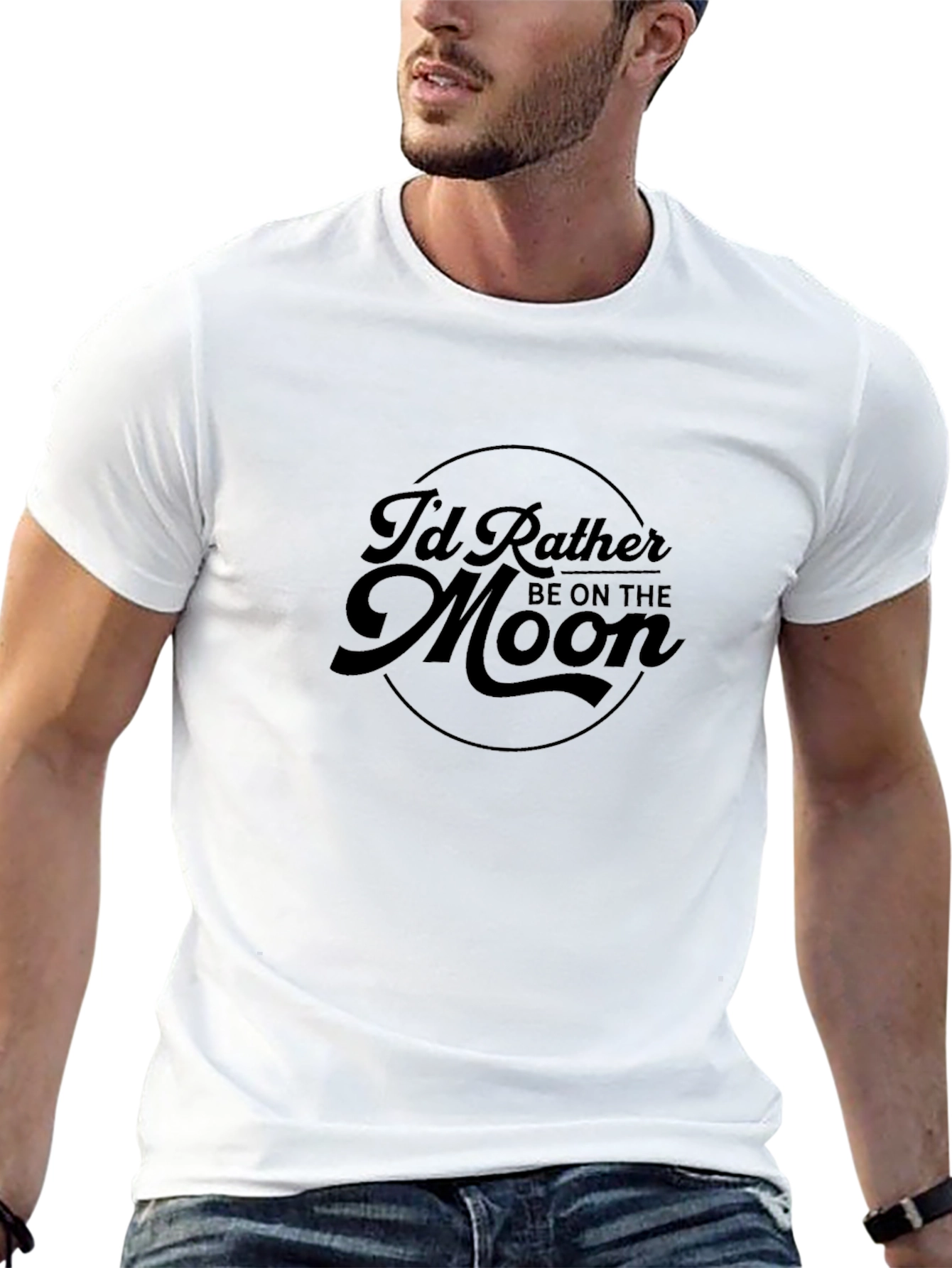 Id Rather Be On The Moon T-Shirt
