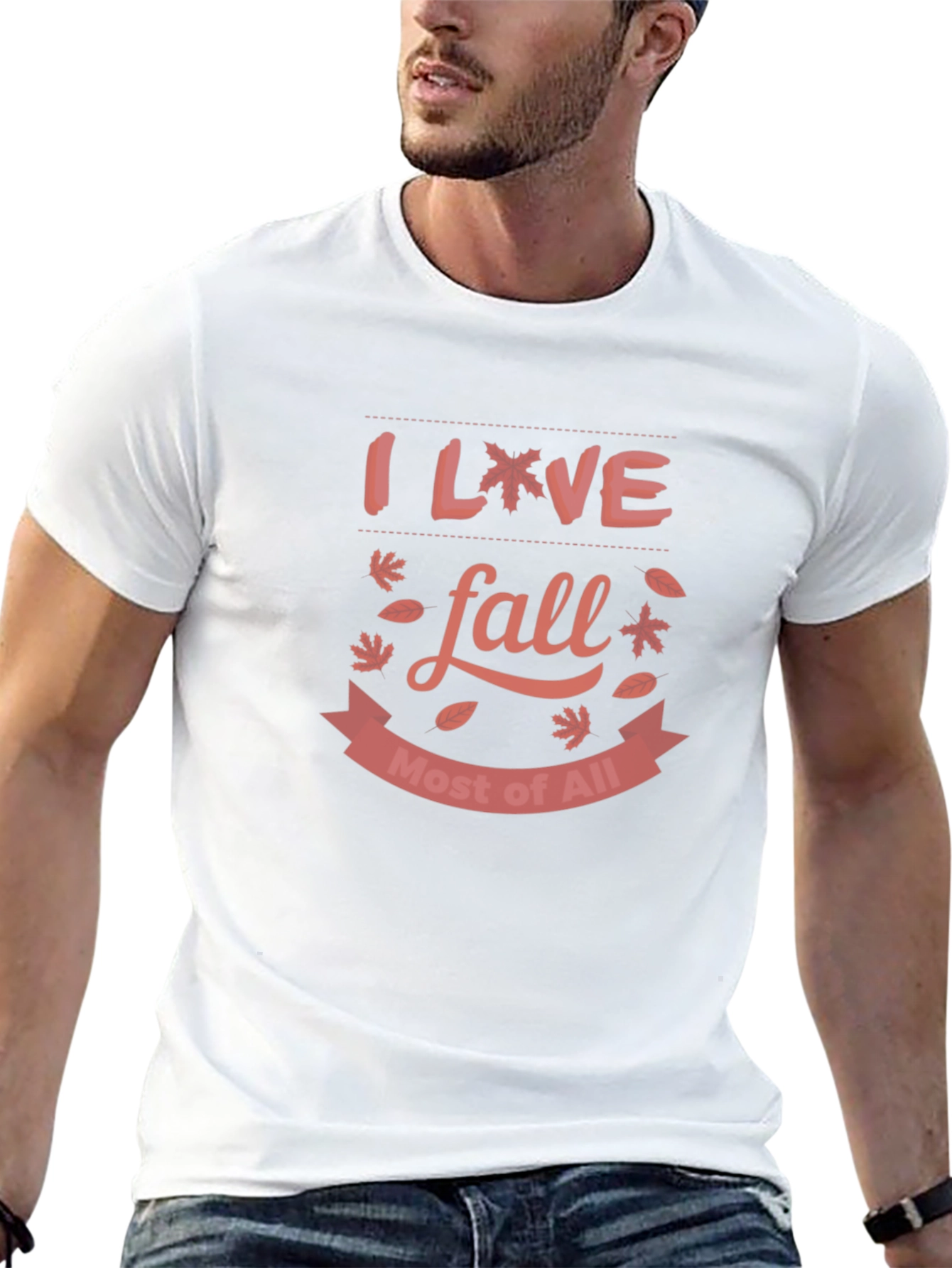 I Love Fall T-Shirt - Autumn Design