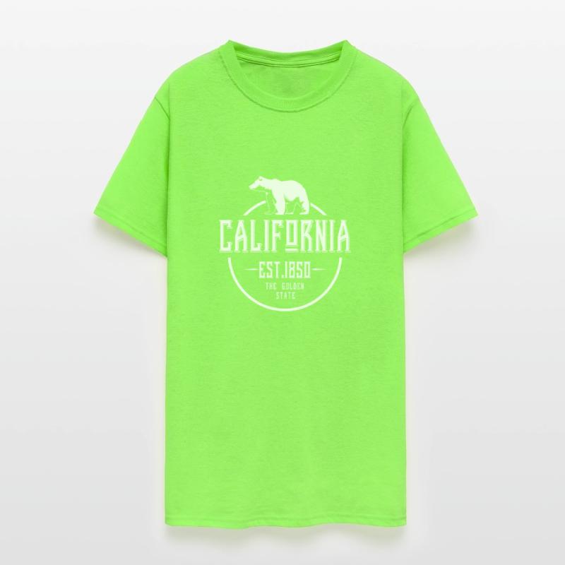 California The Golden State Est. 1850 Stylish Art
