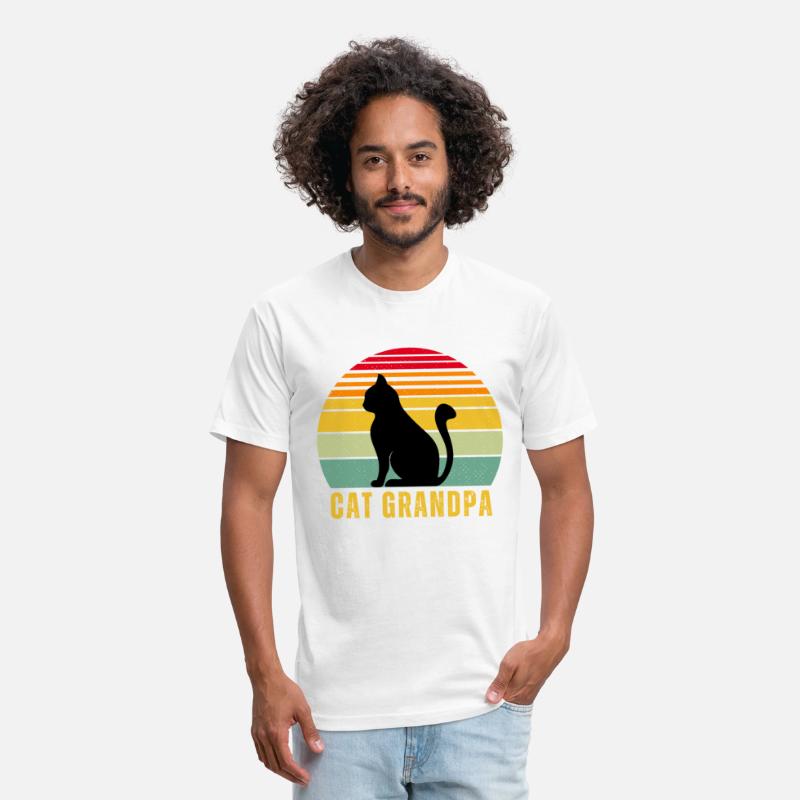 Cat Grandpa Retro Style