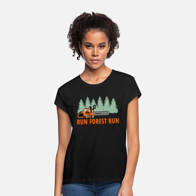 Chainsaw Run Forest Run Funny Lumberjack stihl s