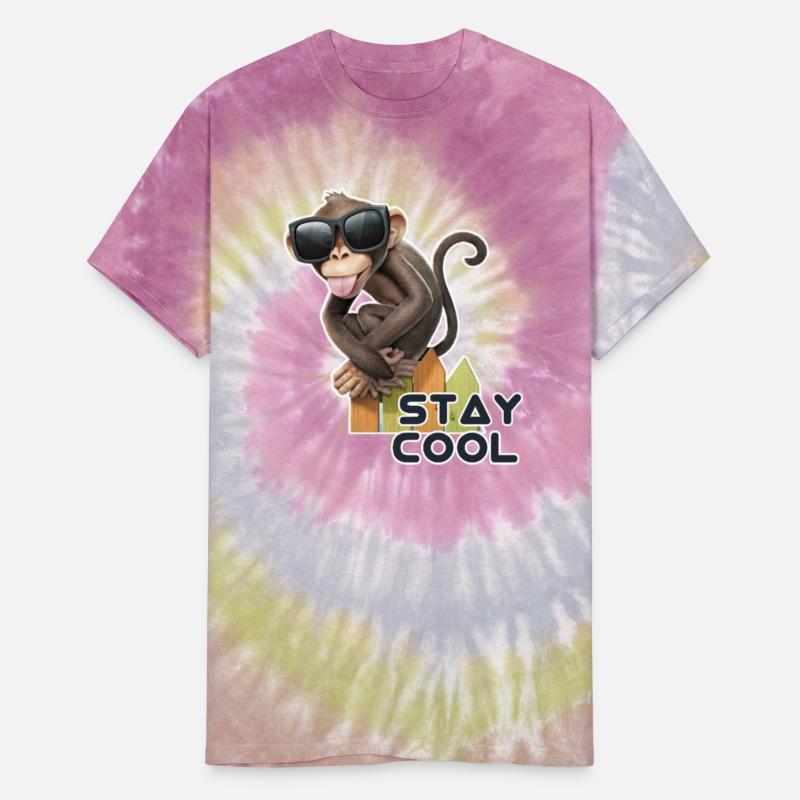 "Chillin' Chimp: Stay Cool Monkey Tee"