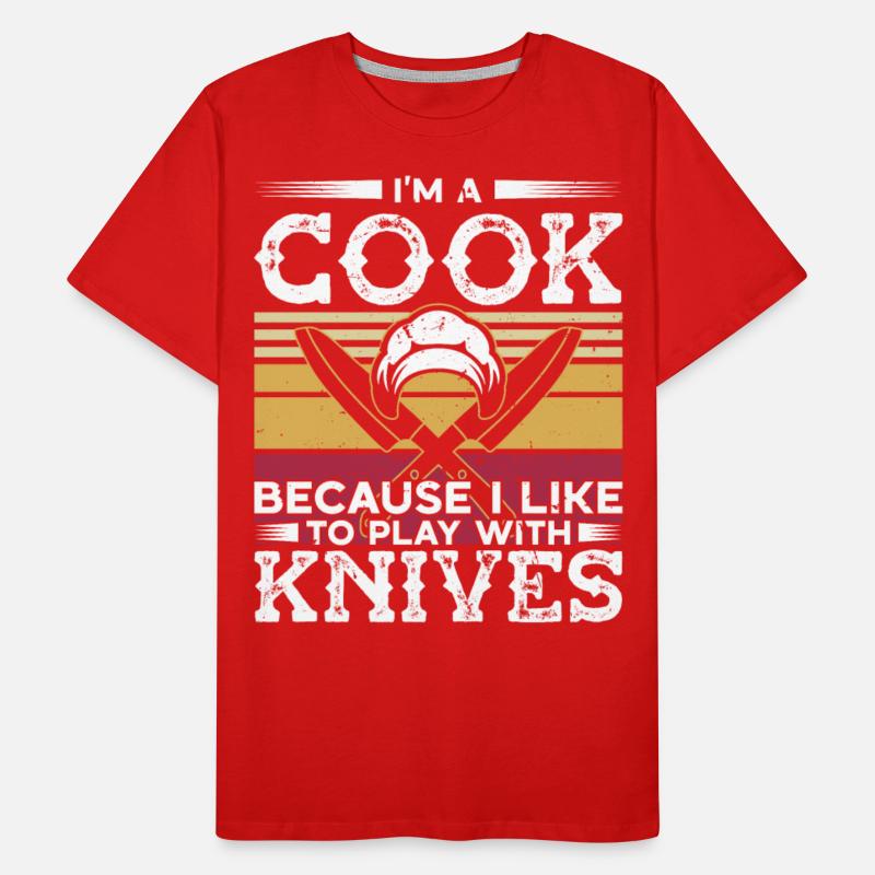 Cooking like to play with knives cook chef kitchen