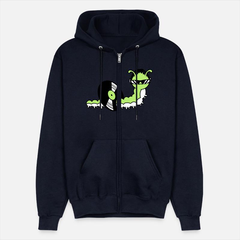 Cool DJ Caterpillar Eats Music Record Vinyl Plate