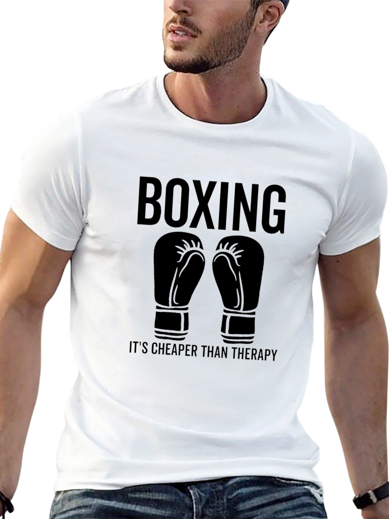 Boxing Therapy T-Shirt - Black