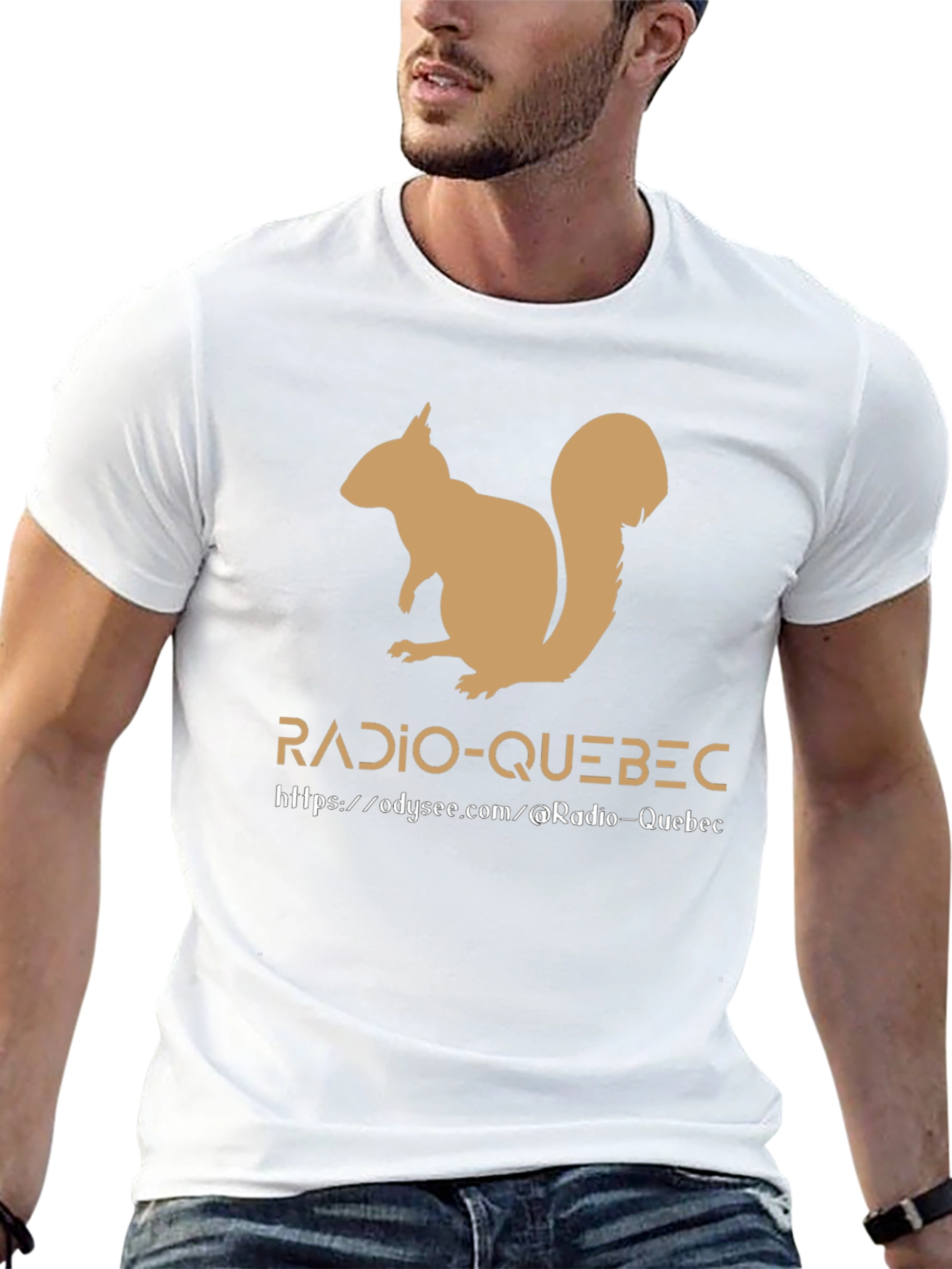 Radio-Quebec Squirrel Tee - Black