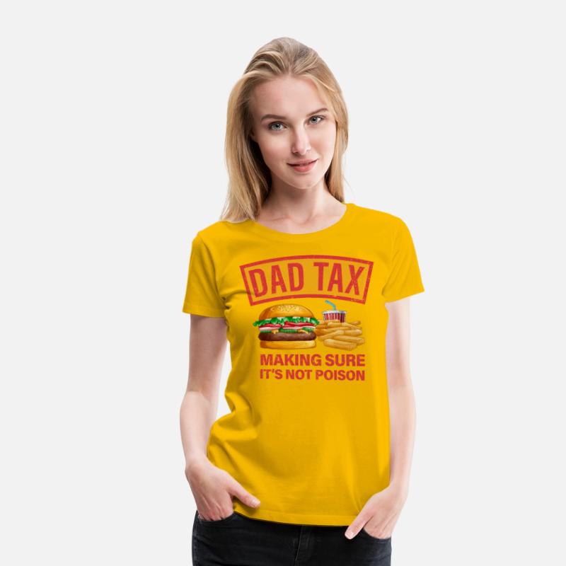 Dad Tax Funny Fast Food Design